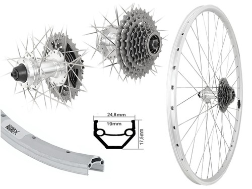 Hinterrad 622 laufrad - hinterrad, 19-622