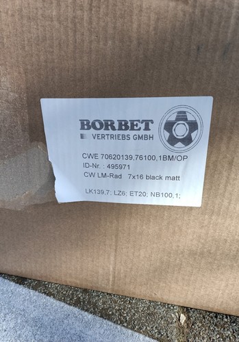 Borbet schwerlastfelgen loch - borbet,